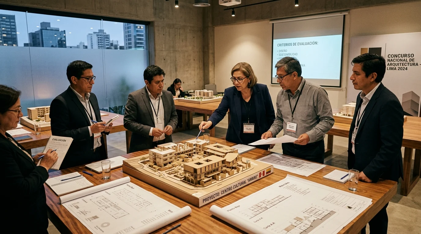 Evaluación Final del Jurado Calificador del Concurso de Espacios Comunitarios